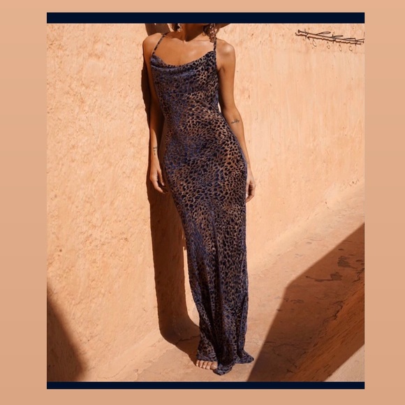 jasmine leopard dress